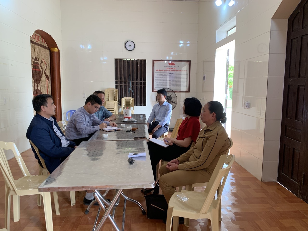 Thường trực các Ban bầu cử xã Tây Thái Ninh kiểm tra, nắm bắt tình hình công tác chuẩn bị cuộc bầu cử đại biểu Quốc hội khóa XVI và đại biểu HĐND các cấp nhiệm kỳ 2026-2031 tại các Tổ bầu cử